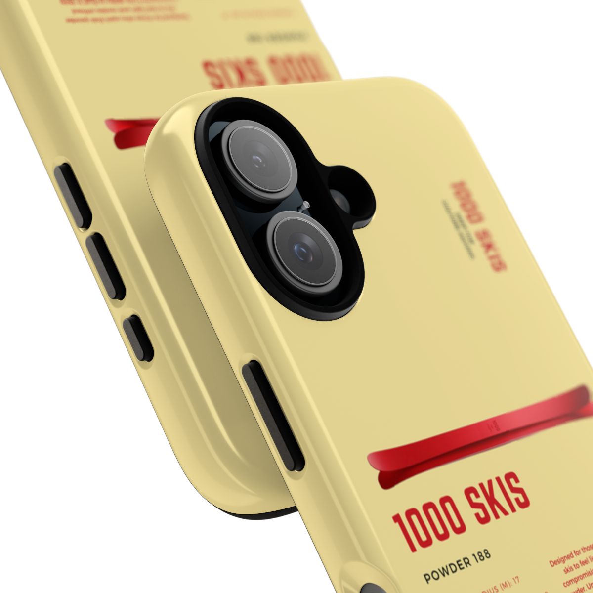 1000 Skis Powder 188 Phone Case