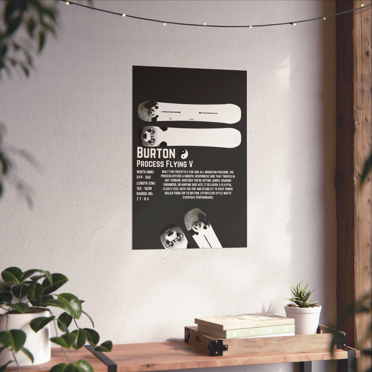 Burton Process Flying V  - Poster