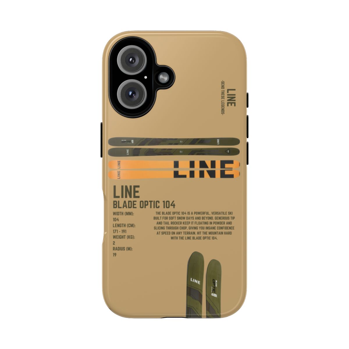 Line Blade Optic 104 Phone Case