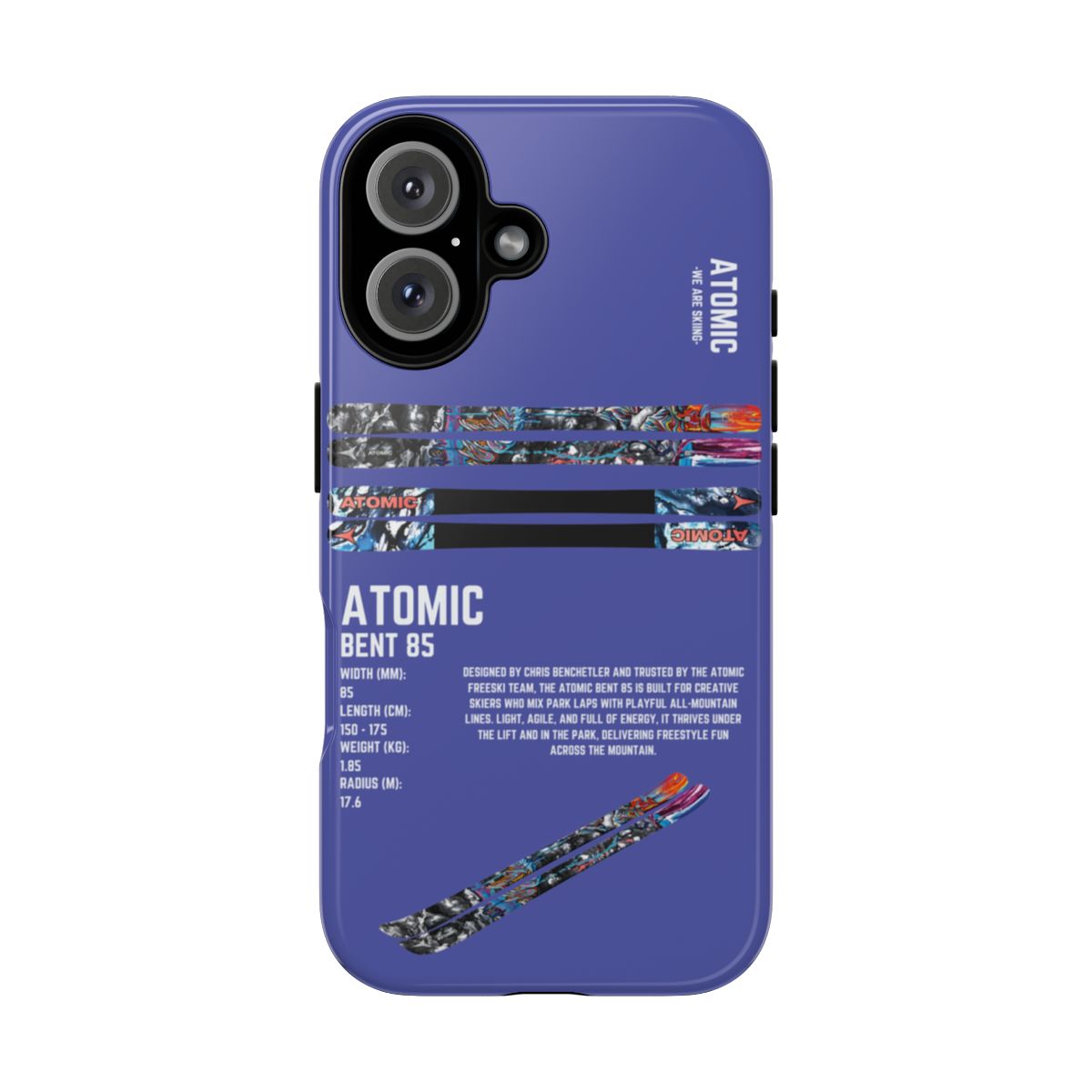 Atomic Bent 85 Phone Case