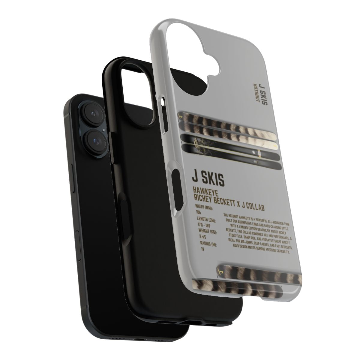 J Skis Hawkeye Richey Beckett X J Collab Phone Case
