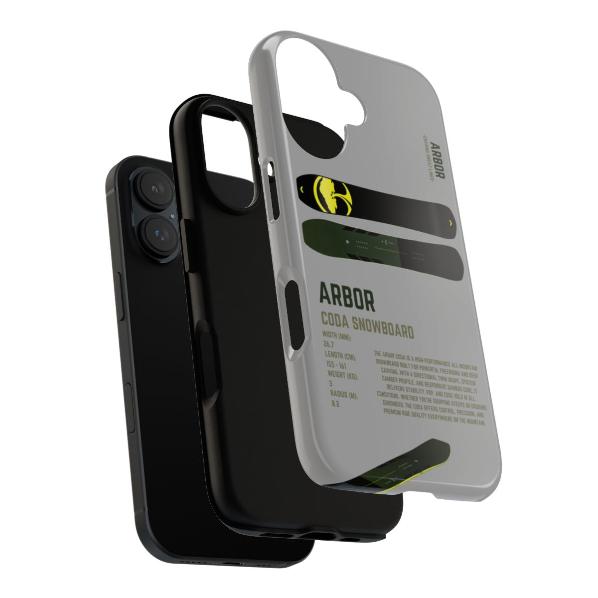 Arbor Coda Snowboard Phone Case