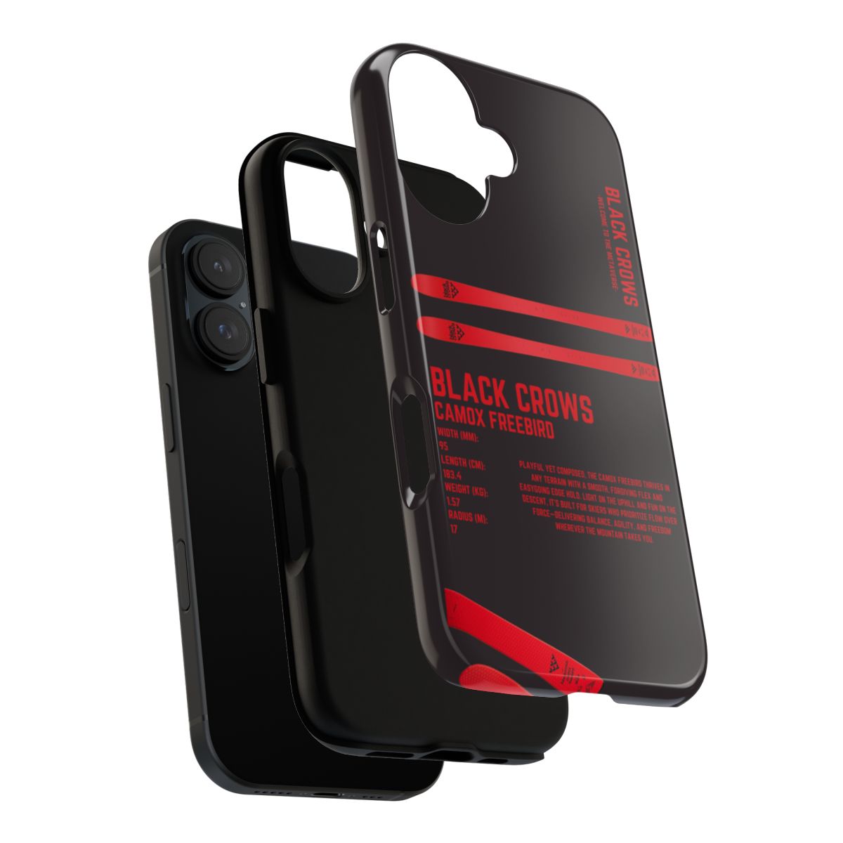 Black Crows Camox Freebird Phone Case