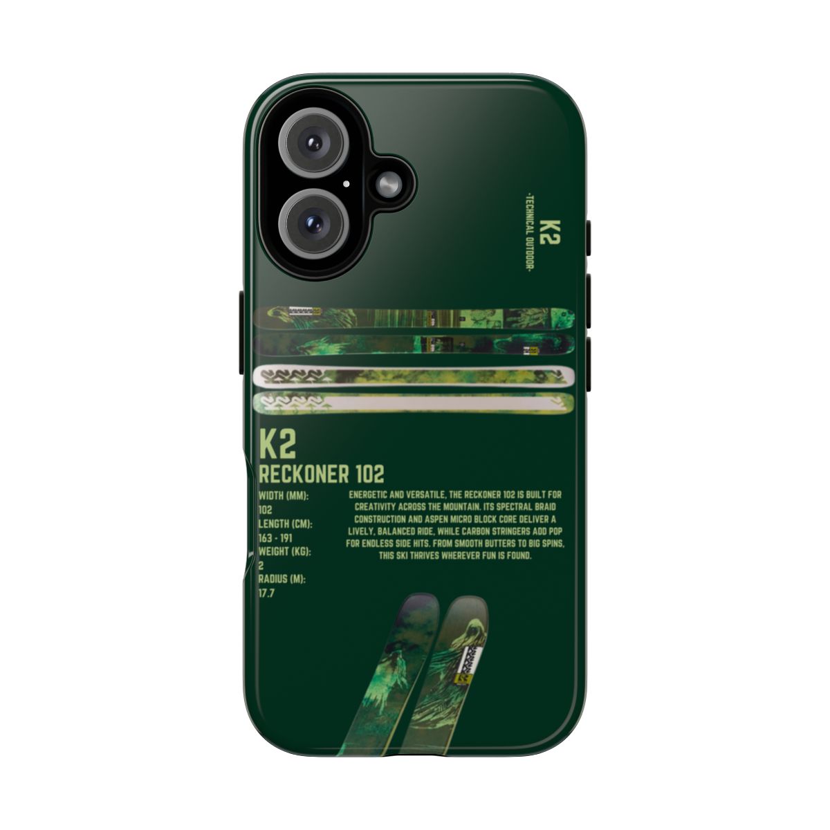 K2 Reckoner 102 Phone Case