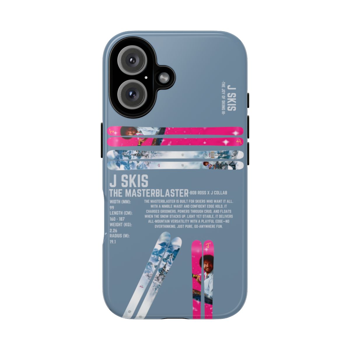J Skis The Masterblaster -Bob Ross X J Collab Phone Case