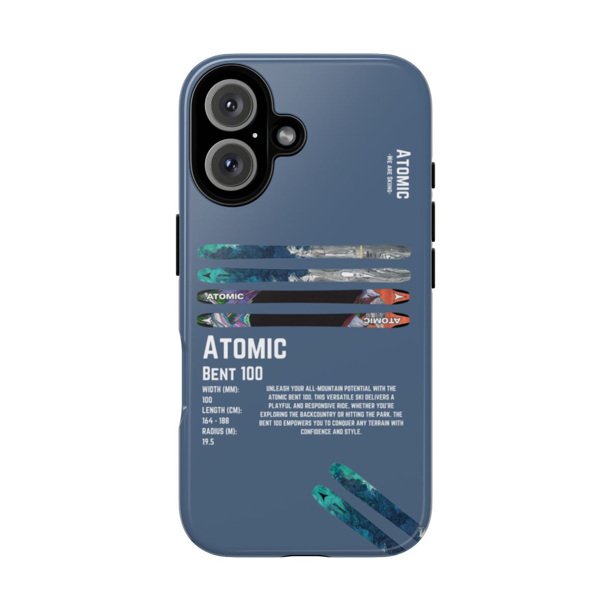 Atomic Bent 100 Phone Case