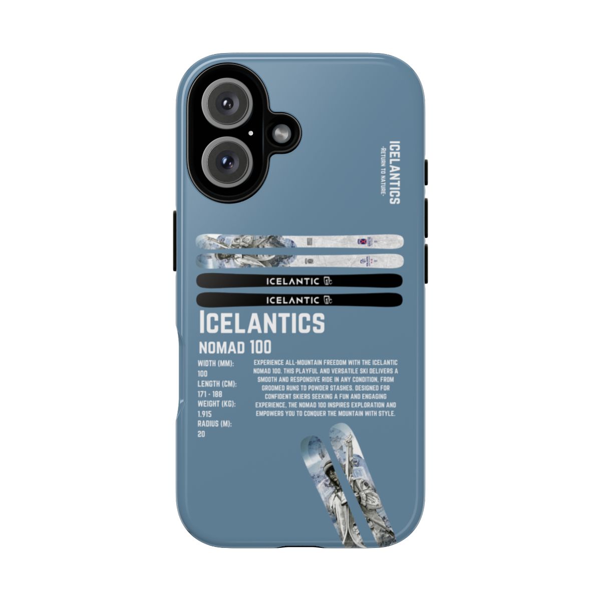 Icelantics Nomad 100 Phone Case
