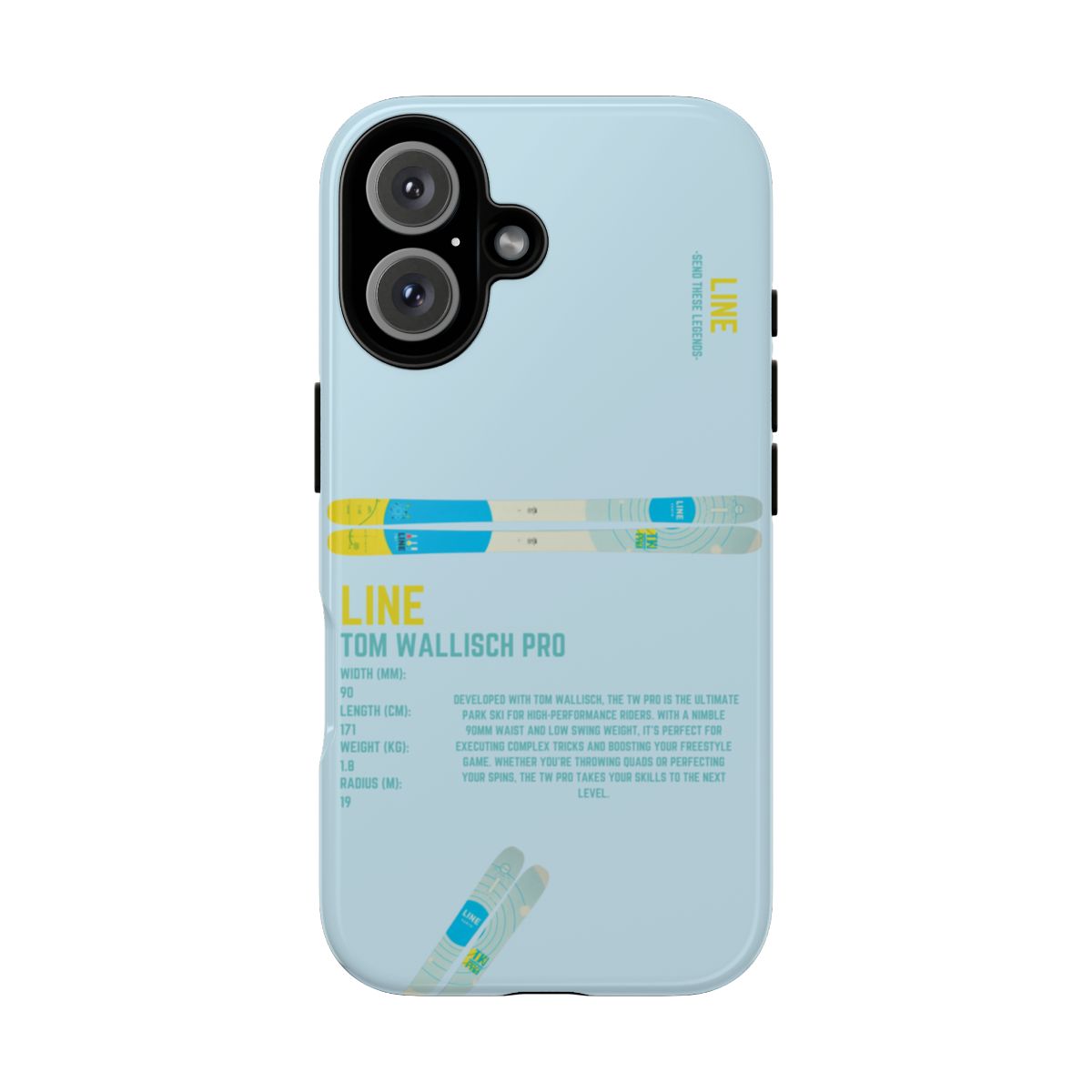 Line Tom Wallisch Pro Phone Case