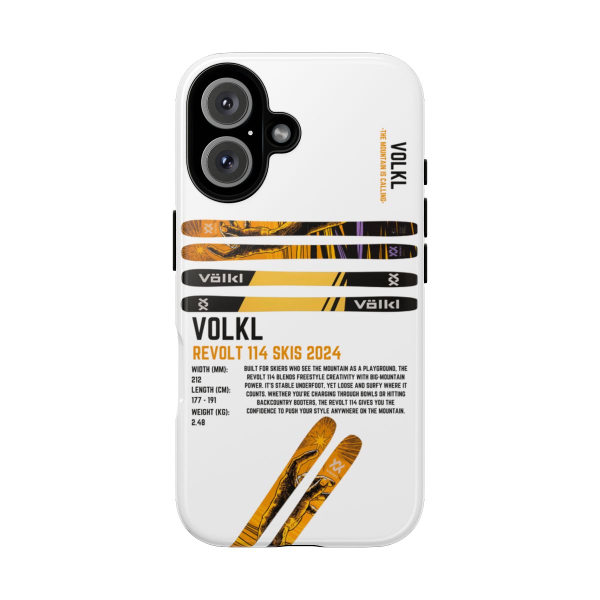 Volkl Revolt 114 Phone Case