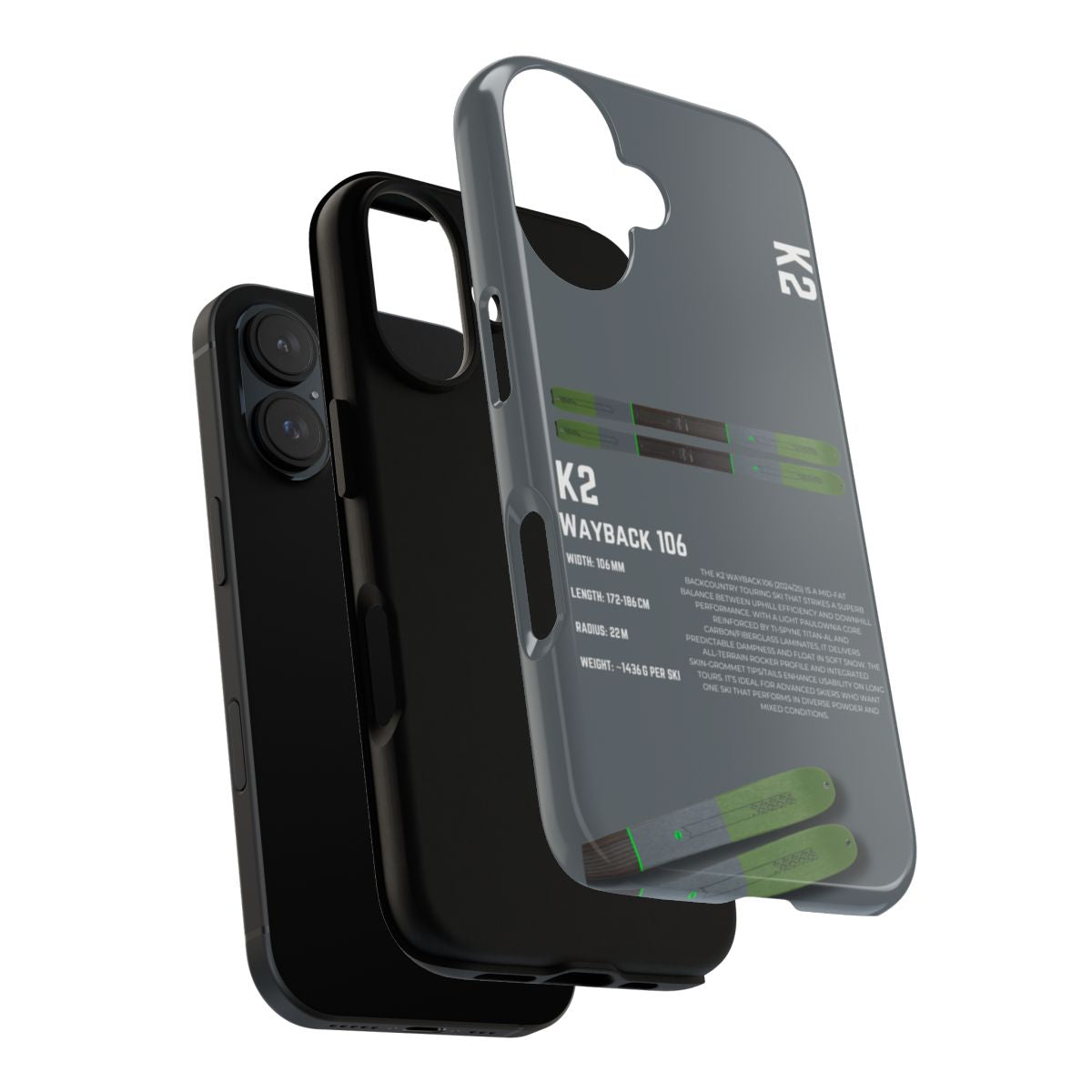 K2 Wayback 106 Rosa Phone Case