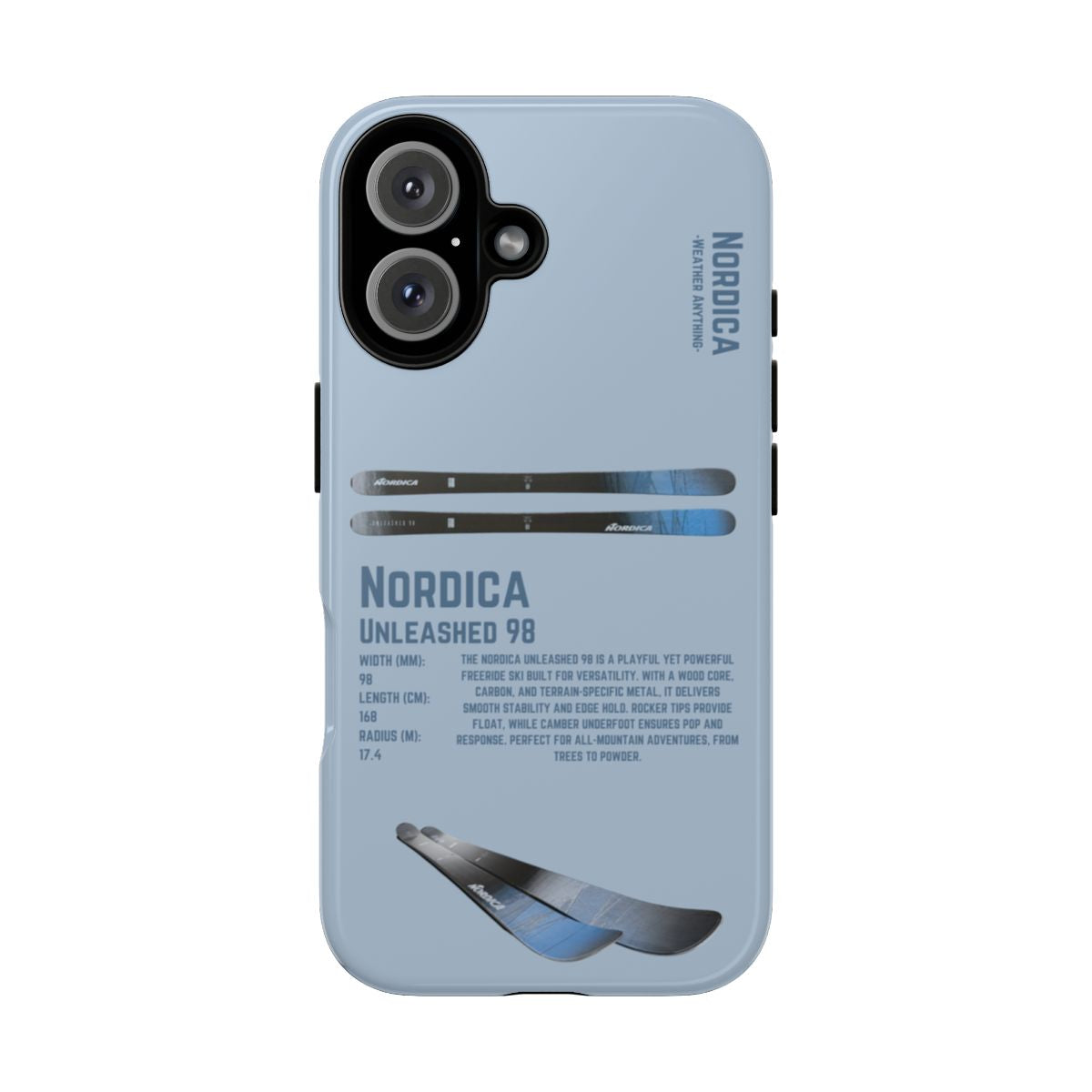 Nordica Unleashed 98 Phone Case