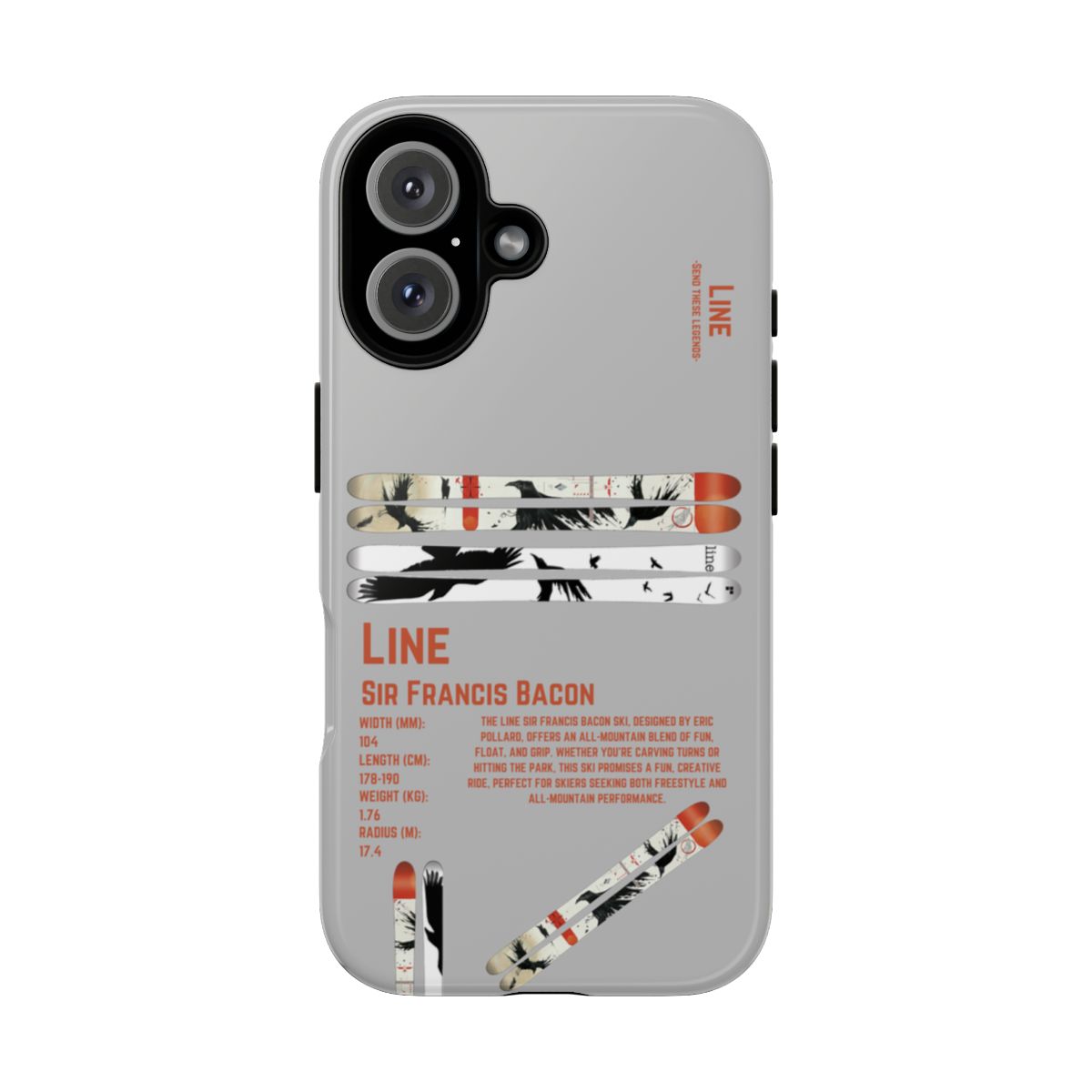 Line Sir Francis Bacon Phone Case