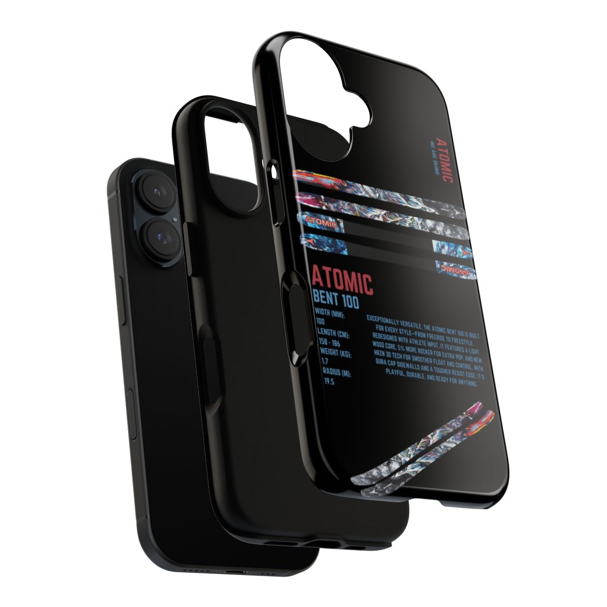 Atomic Bent 100 Phone Case