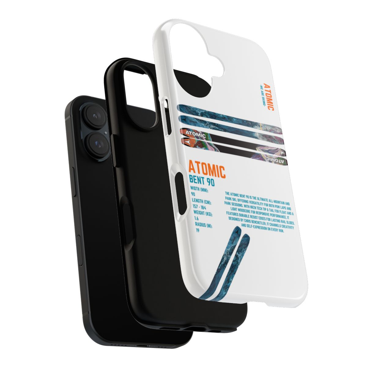 Atomic Bent 90 Phone Case