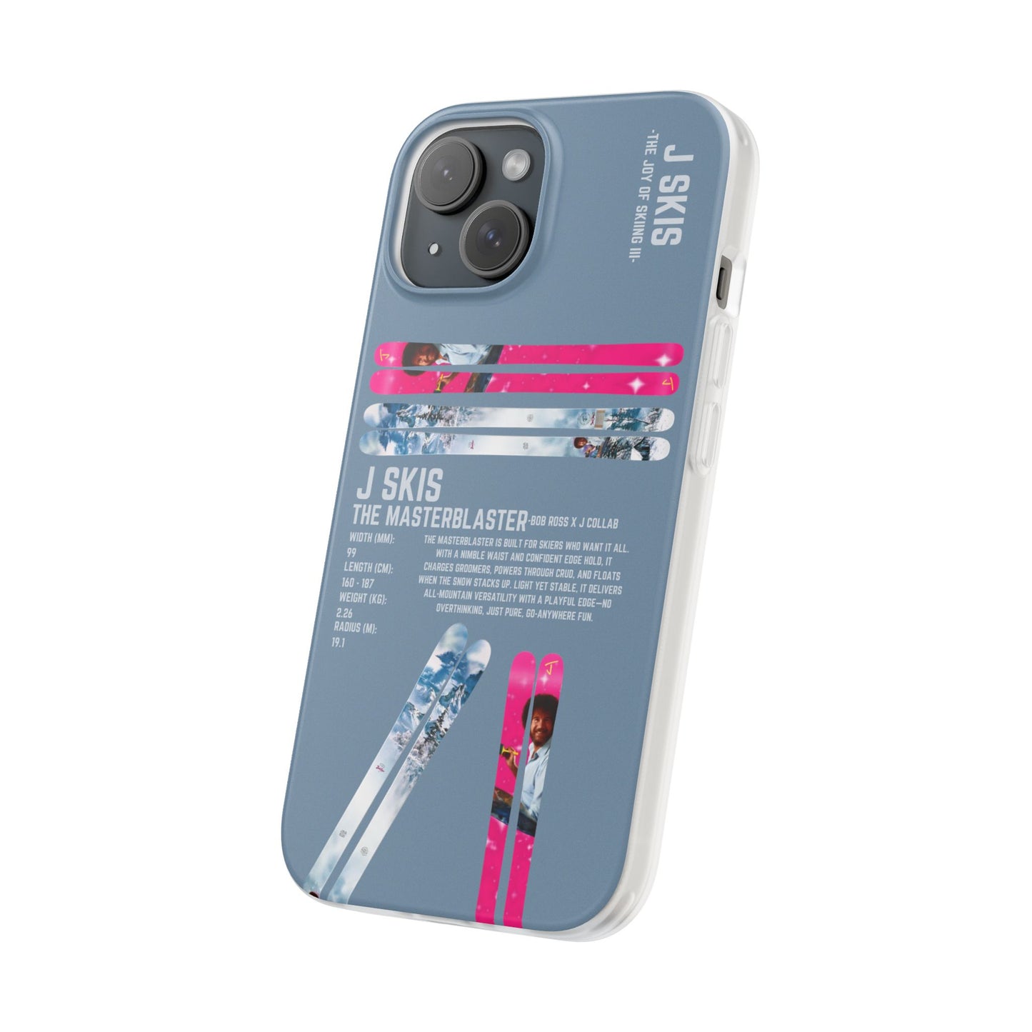 J Skis The Masterblaster - Bob Ross x J Collab