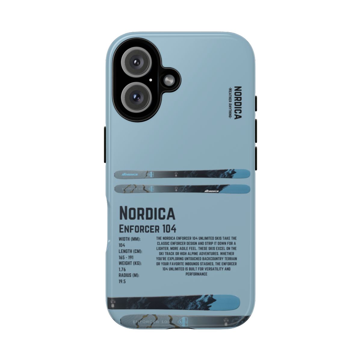 Nordica Enforcer 104 Phone Case