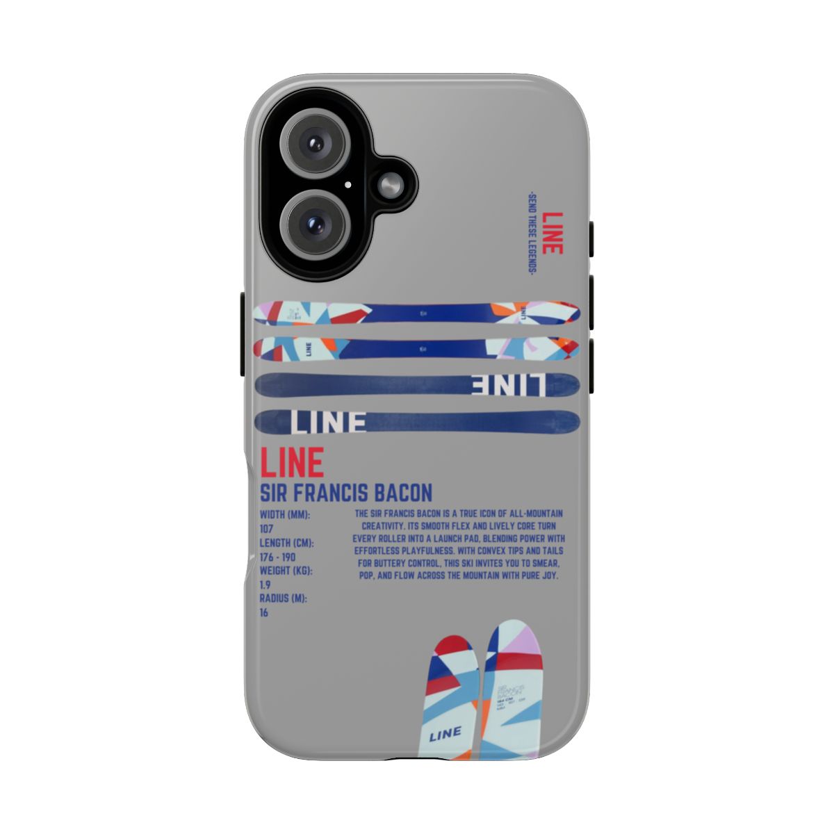 Line Sir Francis Bacon Phone Case