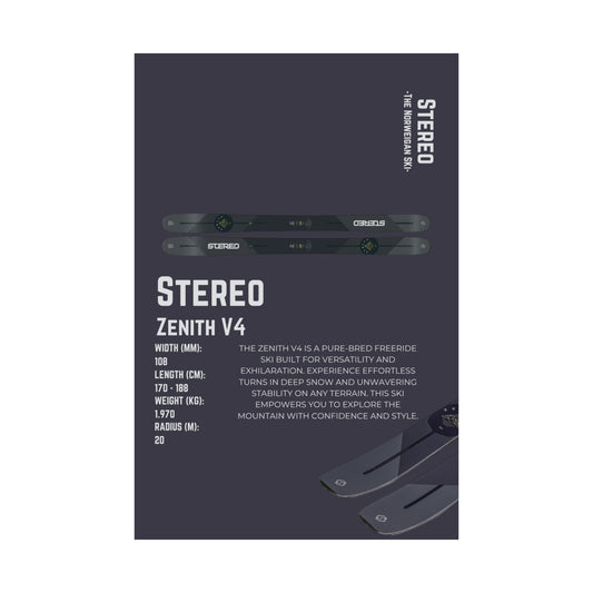 Stereo Zenith V4 - Poster