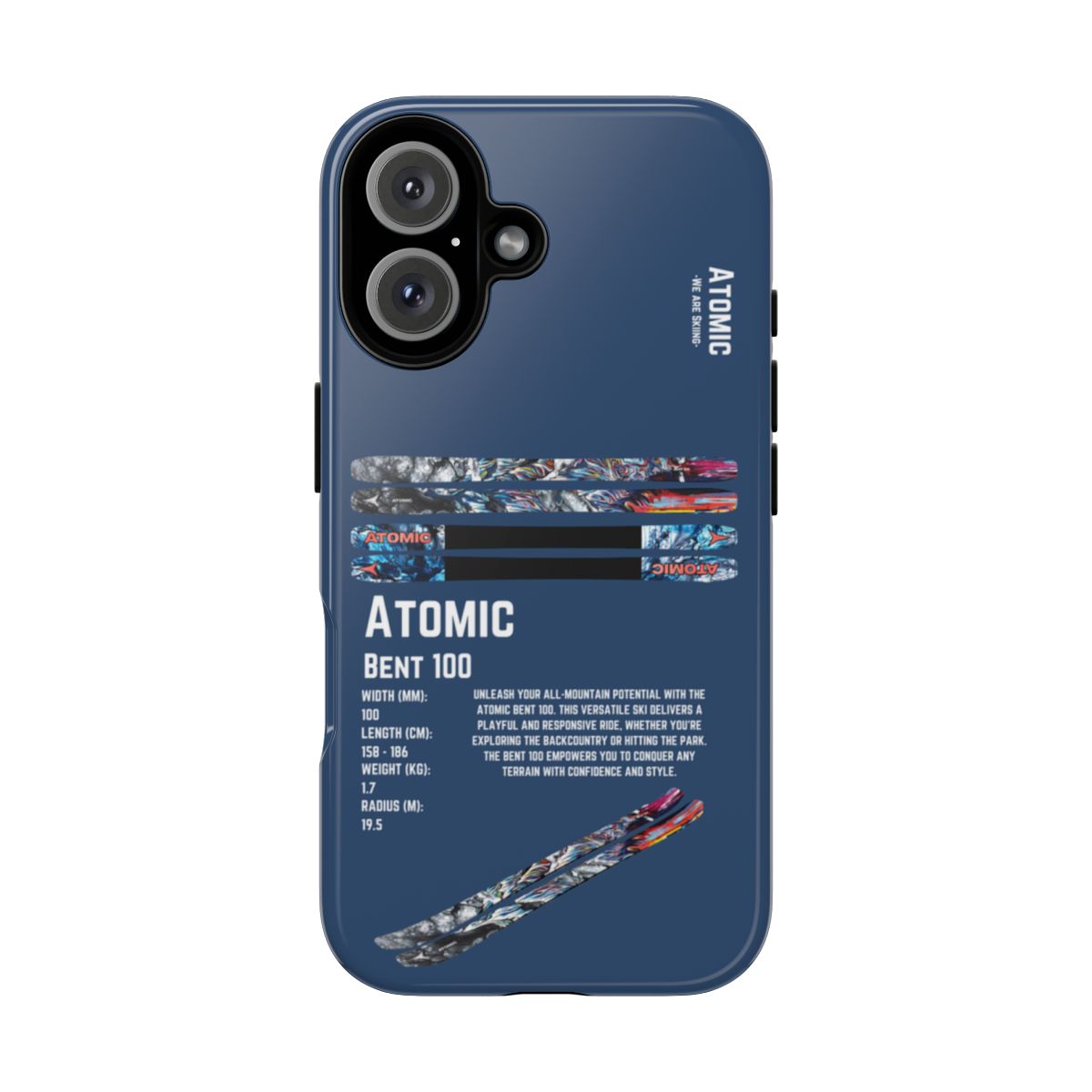 Atomic Bent 100 Phone Case