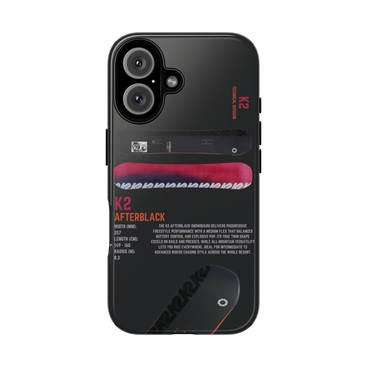 K2 Afterblack Phone Case