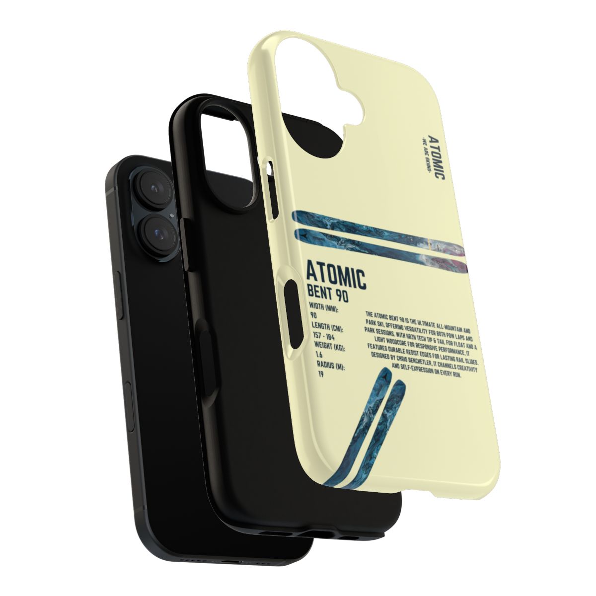 Atomic Bent 90 Phone Case