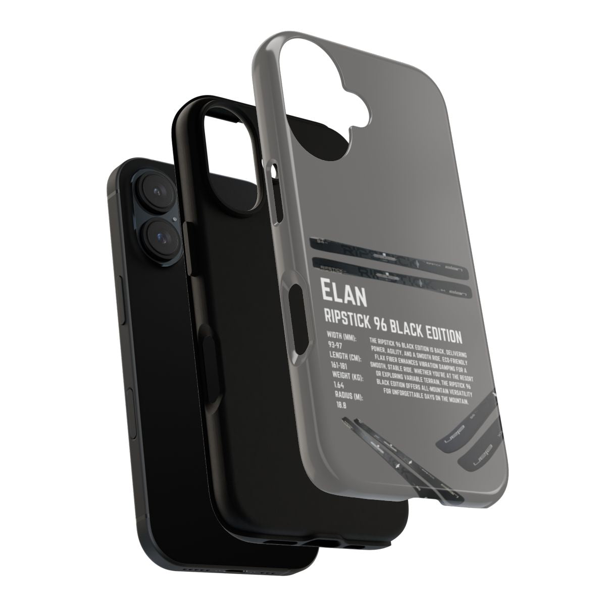 Elan Ripstick 96 Black Edition Phone Case