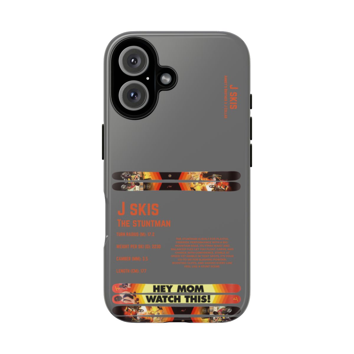 J Skis The Stuntman Phone Case