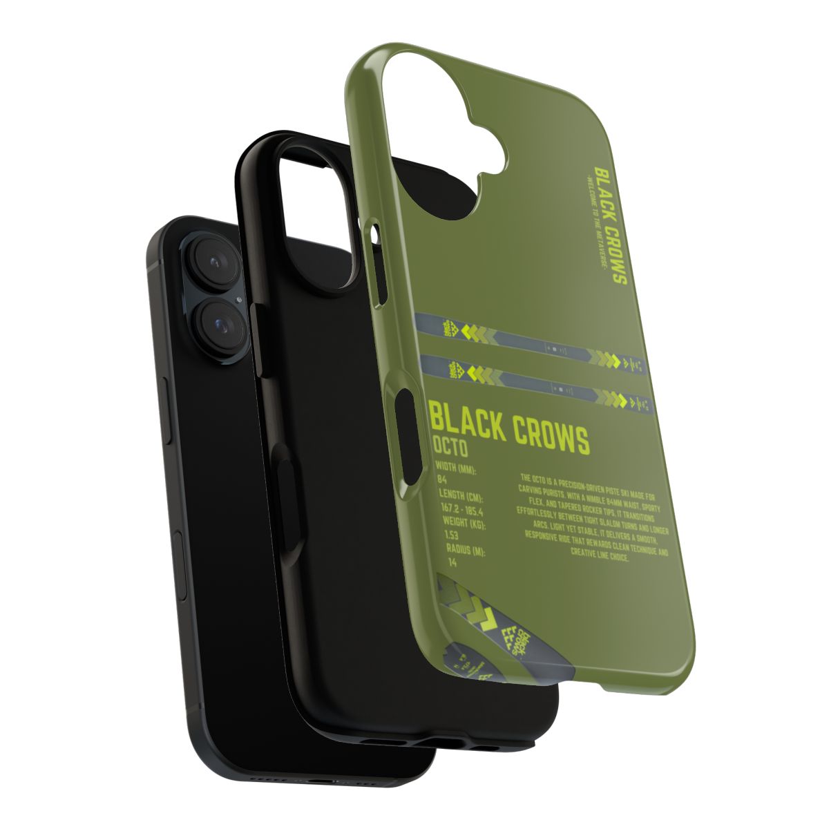 Black Crows Octo Phone Case