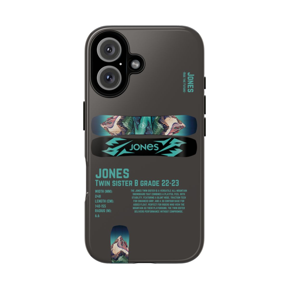 Jones Twin Sisteer Snowboard Phone Case