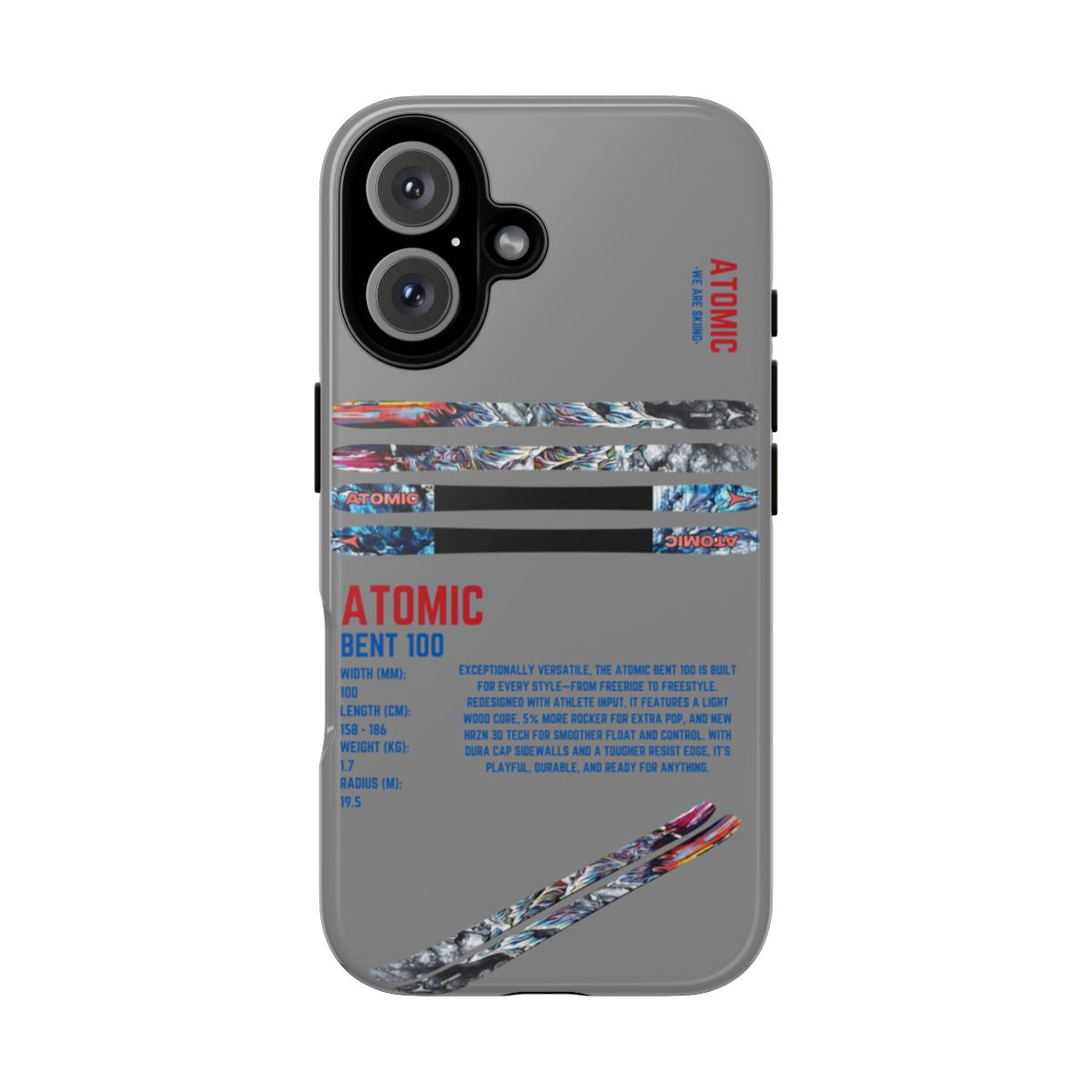 Atomic Bent 100 Phone Case