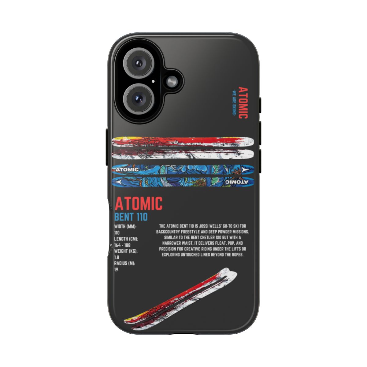 Atomic Bent 110 Phone Case