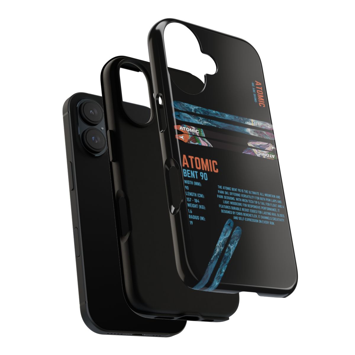 Atomic Bent 90 Phone Case