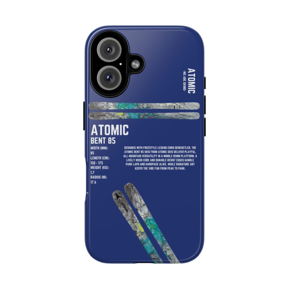 Atomic Bent 85 Phone Case