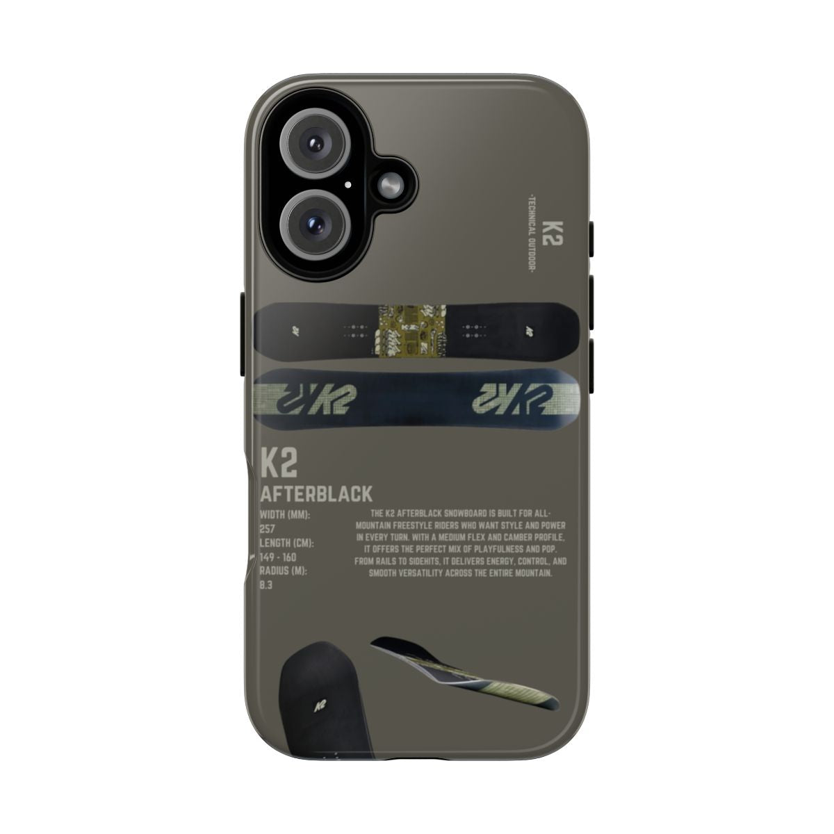 K2 Afterblack Phone Case