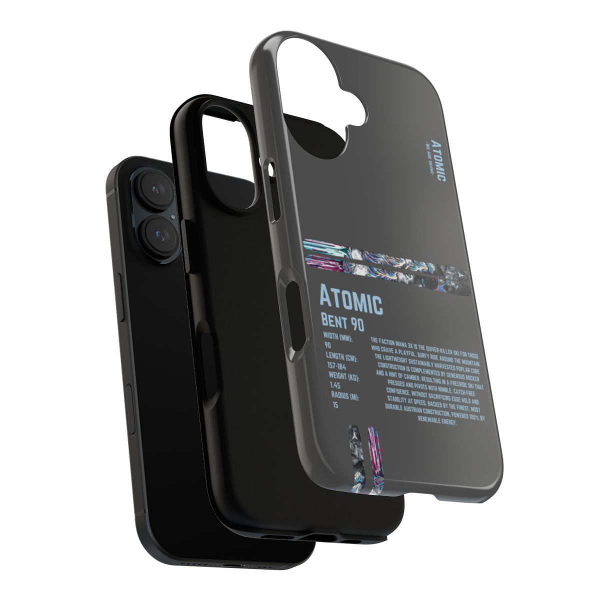 Atomic Bent 90 Phone Case