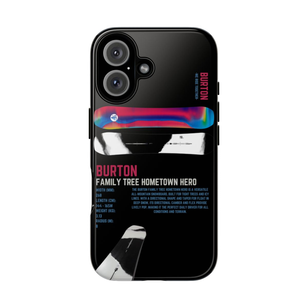 Burton Family Tree Hometown Hero Phone Case