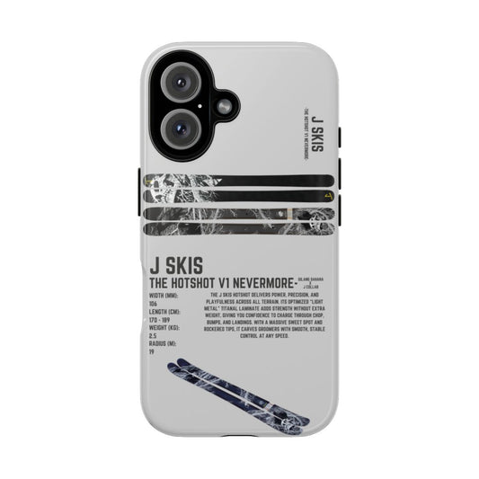 J Skis The Hotshot V1 Nevermore Phone Case