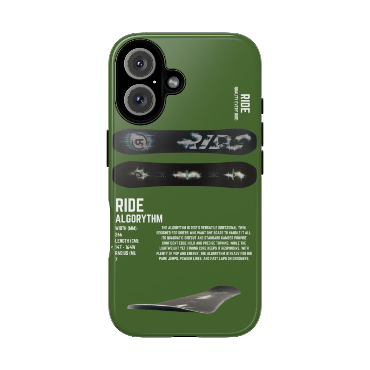 Ride Algorhythm Phone Case