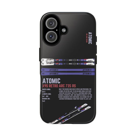 Atomic X9S Retro Arc 735 Phone Case