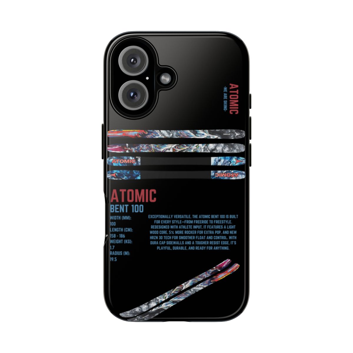 Atomic Bent 100 Phone Case
