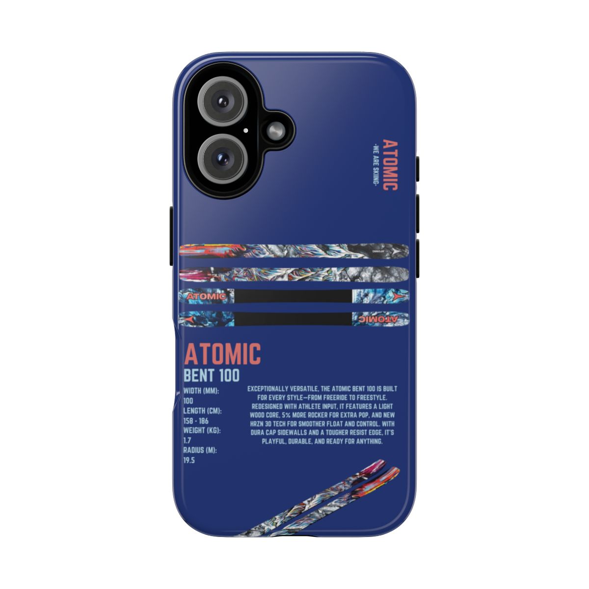 Atomic Bent 100 Phone Case