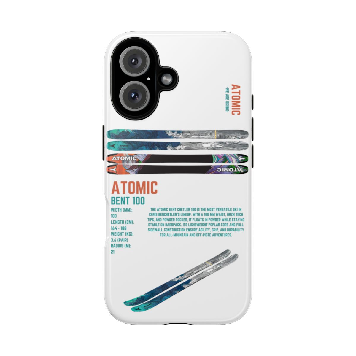 Atomic Bent 100 Phone Case
