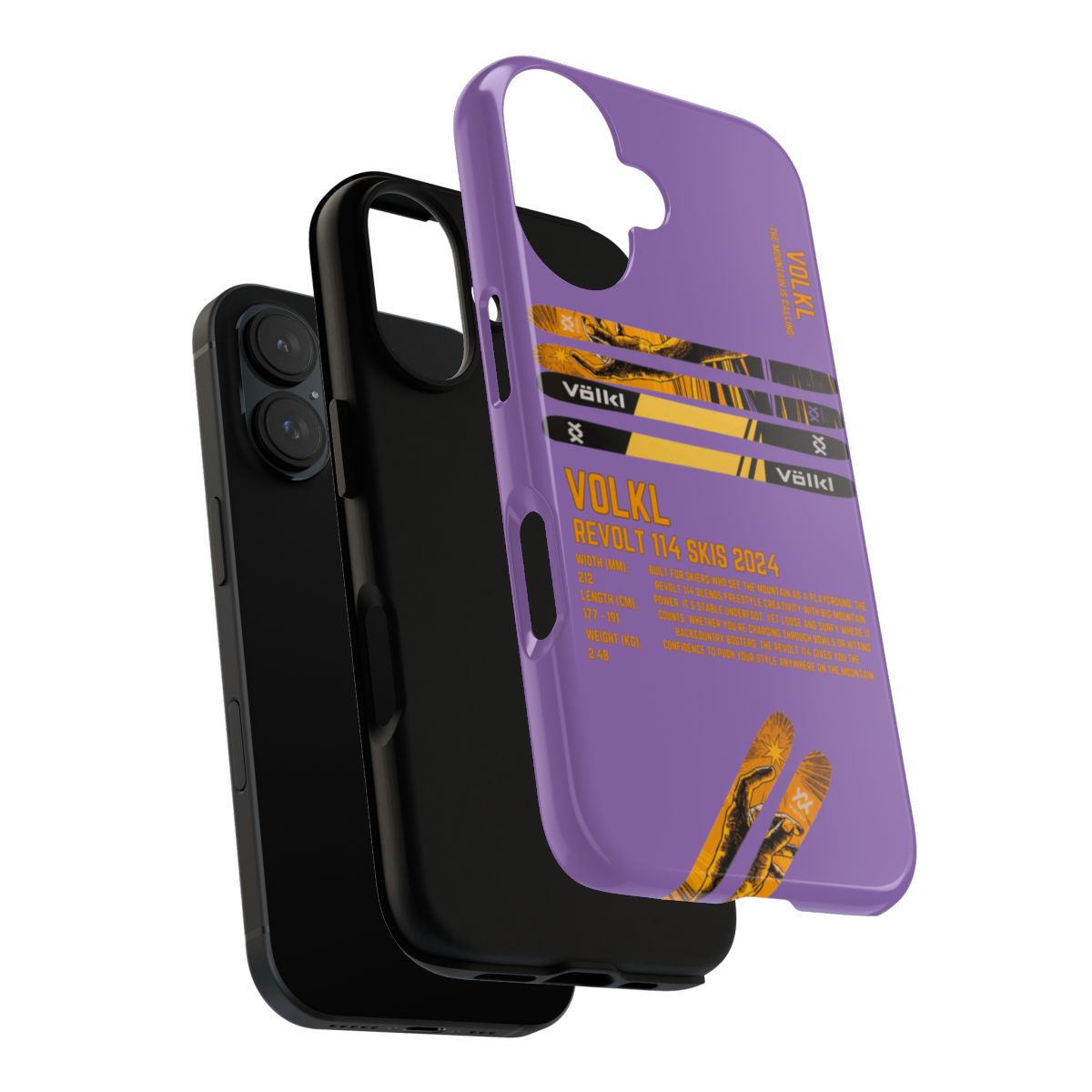 Volkl Revolt 114 Skis Phone Case