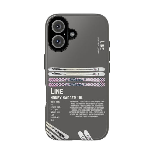 Line Honey Badger Tbl Grey Phone Case