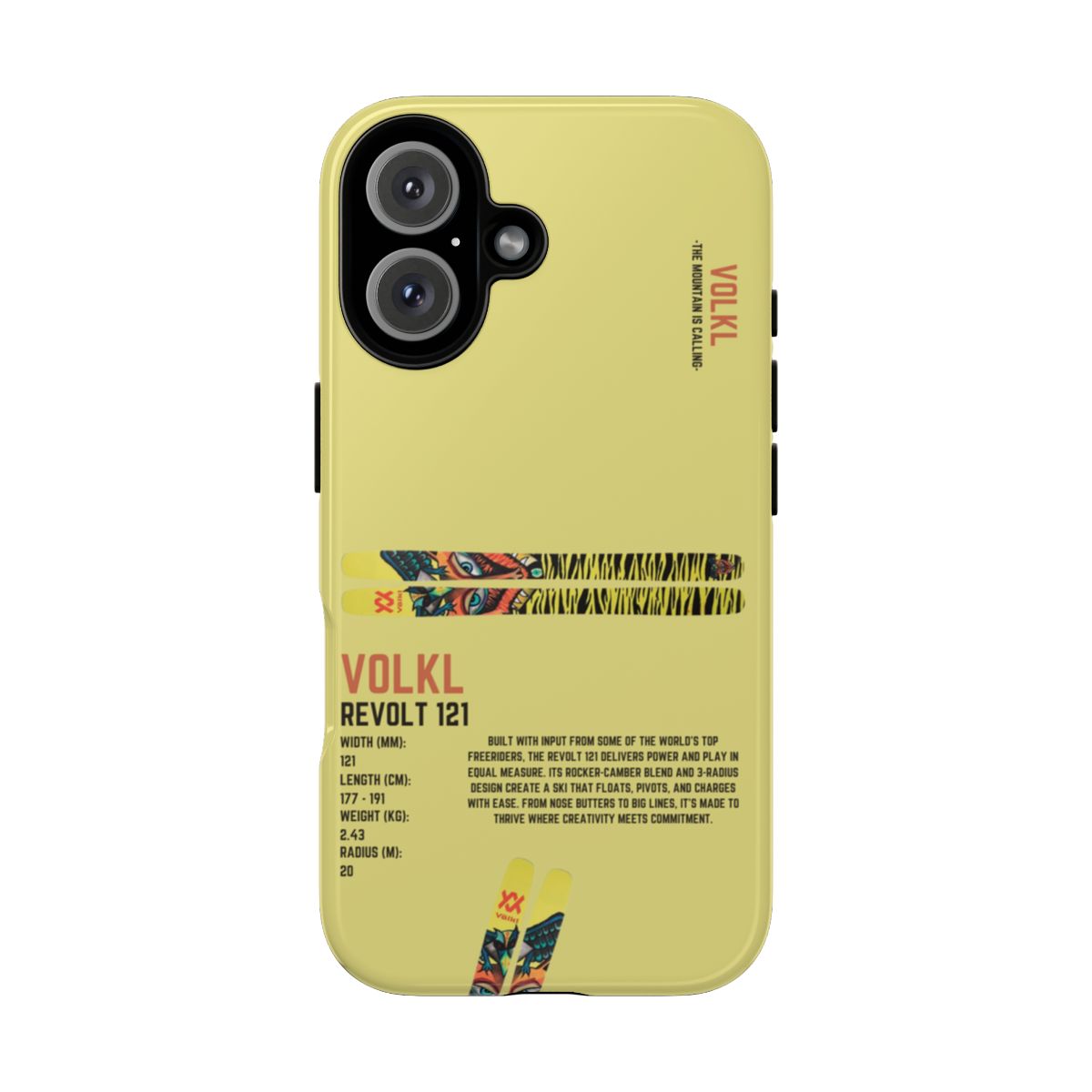 Volkl Revolt 121 Phone Case