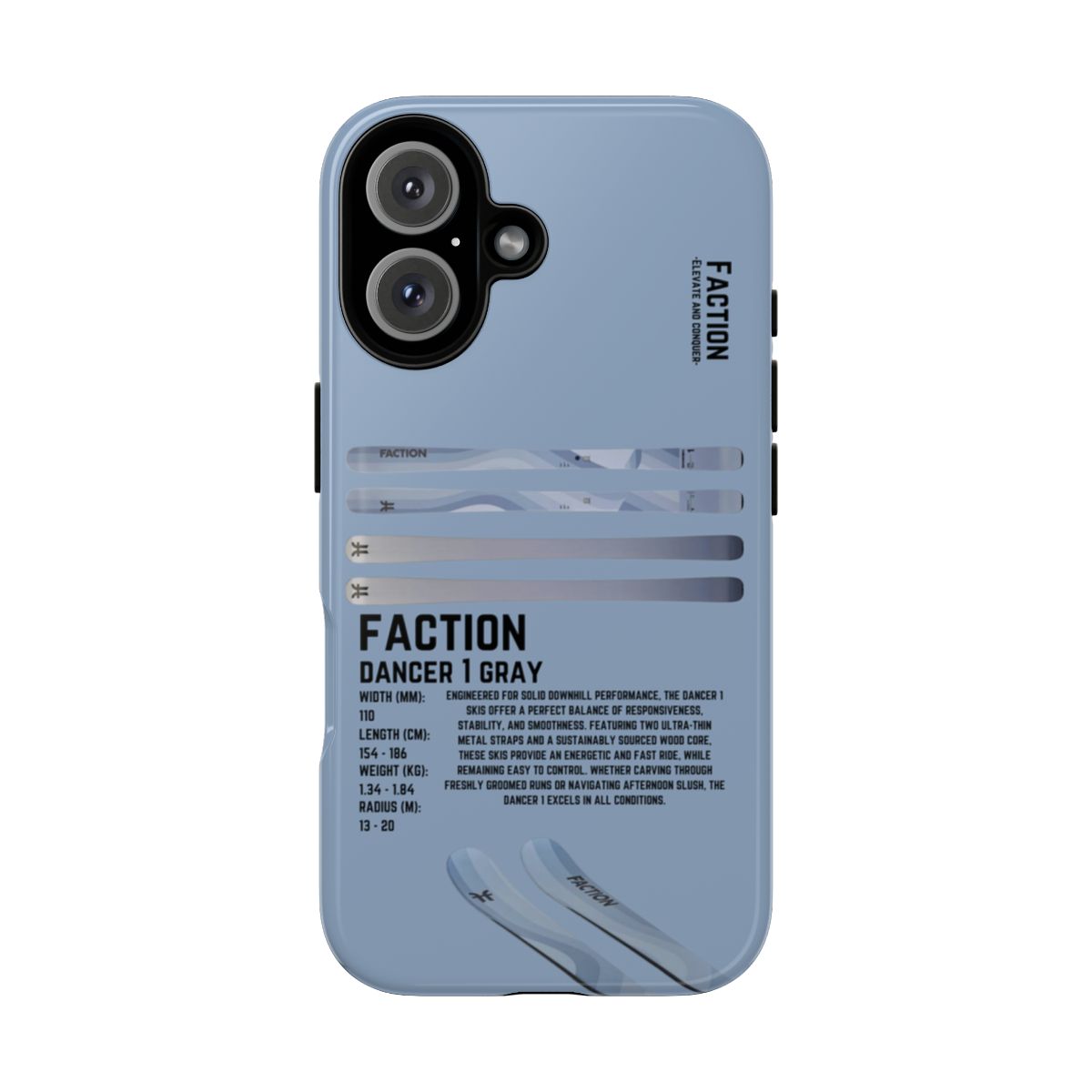 Faction Dancer 1 Gray Phone Case