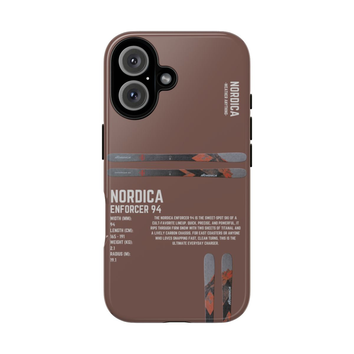 Nordica Enforcer 94 Phone Case