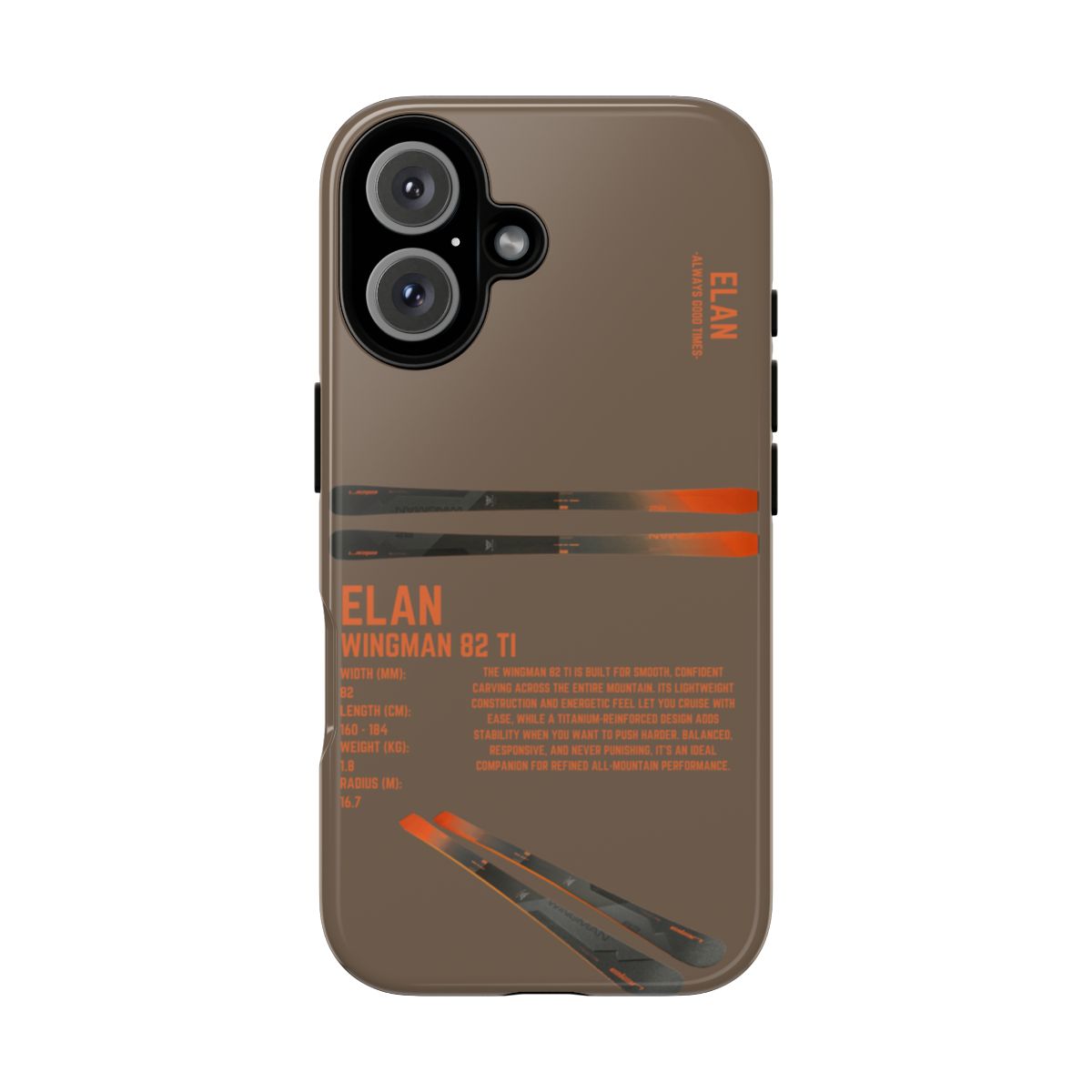 Elan Wingman 82 TI Phone Case
