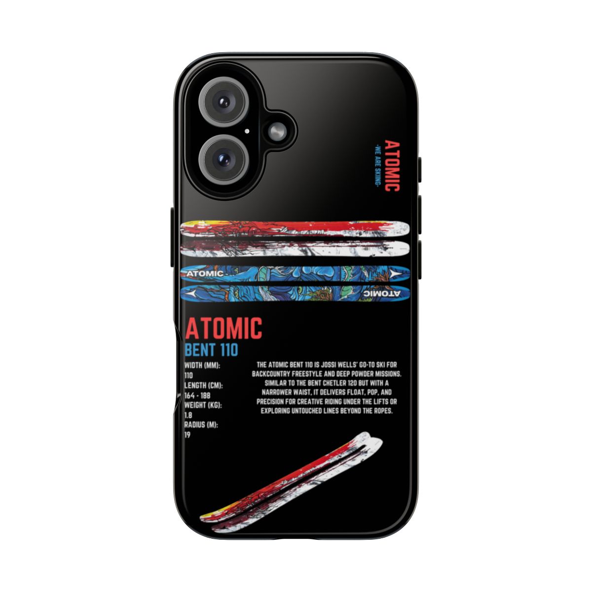 Atomic Bent 110 Phone Case