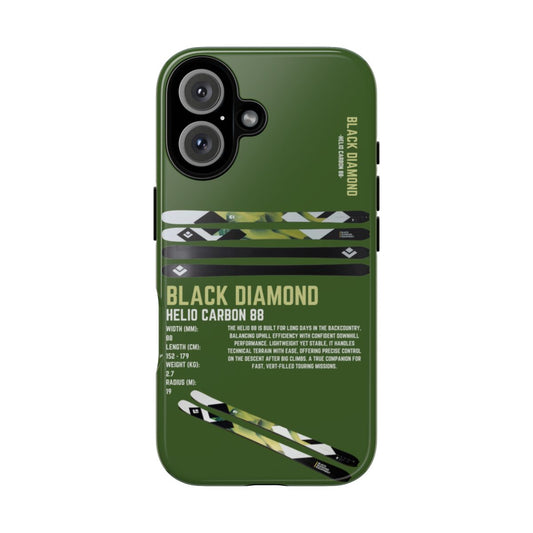 Black Diamond Helio Carbon 88 Phone Case